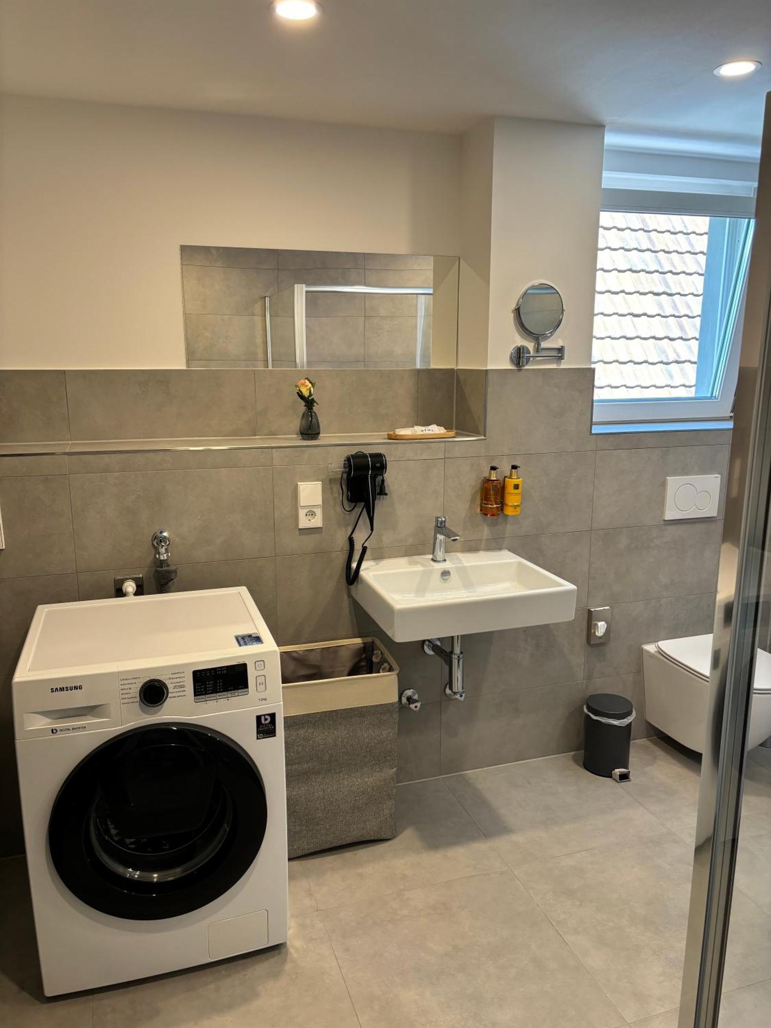 Gesamte Wohnung, Kueche, Parkplatz, Terrasse Bad Bellingen Luaran gambar